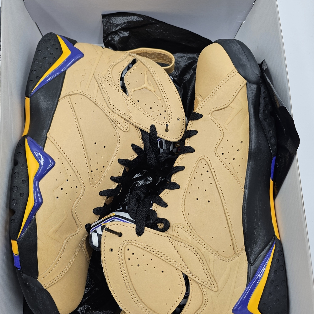 Air Jordan Retro 7 SE Vachetta Tan Men's Sneakers DZ4729-200 Sz 9.5
